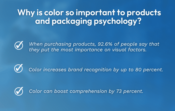 why is color so important to products and packaging psychology?