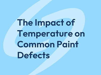 impact of temp on common paint defects