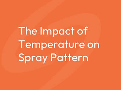 impact of temp on spray pattern